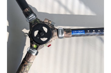 Image of Leofoto LN-364C Heavy Duty Tripod w/ 75mm Video Bowl/Platform &amp; Bag, Camo, LN-364C-Camo