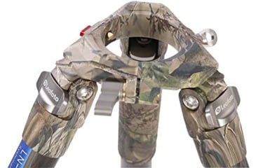 Image of Leofoto LN-364C Heavy Duty Tripod w/ 75mm Video Bowl/Platform &amp; Bag, Camo, LN-364C-Camo