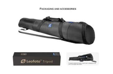 Image of Leofoto LN-364C Heavy Duty Tripod w/ 75mm Video Bowl/Platform &amp; Bag, Camo, LN-364C-Camo
