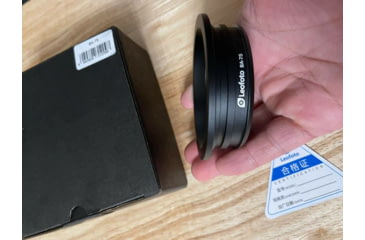 Image of Leofoto LN-364C, LM-3xxC BA-75 75mm Half-Bowl Video Head Adapter, Black, BA-75