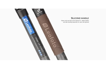 Image of Leofoto LX-255CT/BV-1 Reversible Travel Tripod w/ Bino Fluid Head Kit, Black, LX-225CT+BV-1