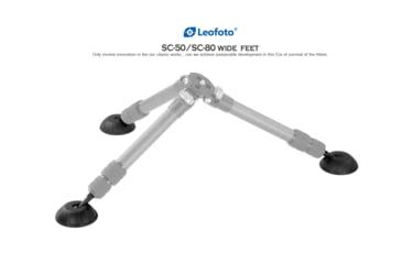 Image of Leofoto SC-50 Universal Rubber Tripod Feet 3/8 Grippy- Set of 3, Black, SC-50