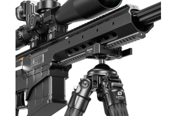 Image of Leofoto ST-364CLX Outdoors Tripod w/ Integrated Lever-Control Ballhead&amp;Lever-Release Clamp, Black, ST-364CLX