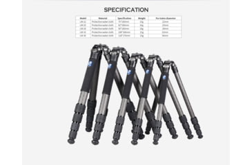 Image of Leofoto Tripod Leg Wrap LW-25 - 1 Piece, Black, LW-25