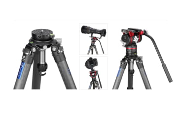 Image of Leofoto YB-75LP Leveling Base w/ Handle for 75mm Bowl - 3/8, Black, YB-75LP