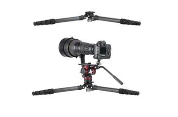 Image of Leofoto YB-75LP Leveling Base w/ Handle for 75mm Bowl - 3/8, Black, YB-75LP