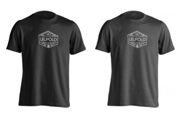 Image of Leupold CORE Badge Premium Short Sleeve Shirt - Mens, Black, Charcoal