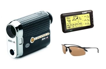 Image of Golfer's Dream Combo - Leupold GX-4 Laser Rangefinder w/TGR, Smart Key &amp; Club Selector, Bushnell 7-Day Wireless Golf Weather Forecaster, Bolle Action Kicker Golf Sunglasses