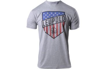 Image of Leupold Stars and Stripes Premium Tee - Mens, Grey, M, 179133
