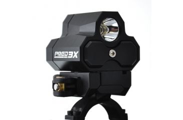 Image of Lightforce Performance Lighting PRED3X Firearm Mounted Compact LED Light - 220 lumens (mount sold separately), Black CBPRED3X