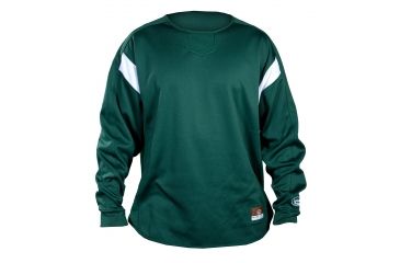 Image of Louisville Slugger Adult Slugger Cold Weather Dugout Pull-Over,Dark Green,XL LS1455-AXL-DK