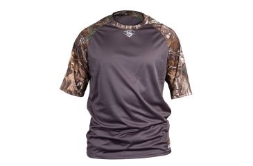 Image of Louisville Slugger Adult Slugger Loose-Fit Raglan Short Sleeve Shirt,Realtree Xtra,Medium LS1527-AM-XT