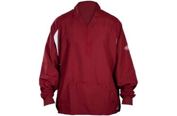 Image of Louisville Slugger Adult Slugger Batting Cage Pull-Over Long Sleeve,Maroon,Large LS1432-AL-MR