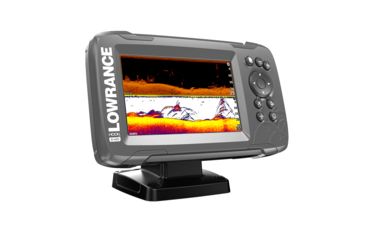 Image of Lowrance 5" Chartplotter/Fishfinder SplitShot Transom Mount Transducer w/Built-In US Inland Charts HOOK²-5 67554