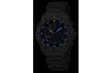 Image of LUMINOX Dive Chrono Watch, w/ Steel Bracelet, Blue/Silver, 44mm A.8154.RP