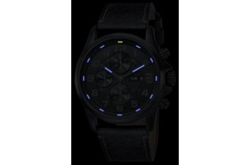 Image of LUMINOX Field Valjoux Automatic Chronograph Watch, Black/Dark Gray, 48mm A.1861.BO