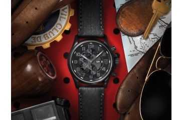 Image of LUMINOX Field Valjoux Automatic Chronograph Watch, Black/Dark Gray, 48mm A.1861.BO