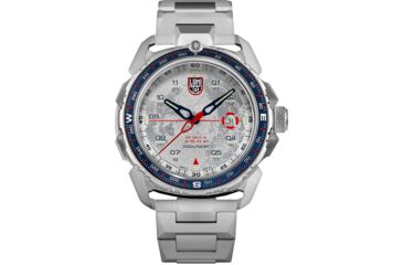 Image of Luminox Ice Sar Arctic Steel Watches, Blue/Red/Silver, 46 mm, 1207