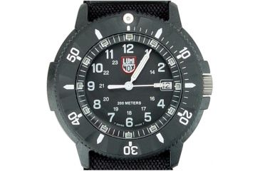 Image of Luminox Navy Seal II Dive Watch, Black Dial, Logo Nylon Strap NS3901