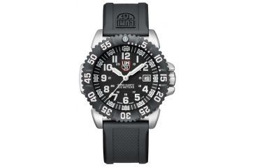 Image of LUMINOX Navy Seal Steel Colormark Watch, Black/White, 44mm A.3151