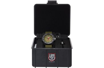 Image of Luminox Navy Seal Watches, Green/Black, 45 mm, 3617.SET