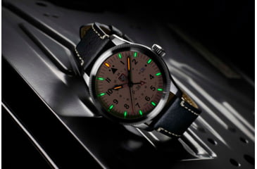 Image of Luminox P-38 Lightening 9520 Series Watch, Beige/Black, 42mm, XA.9527