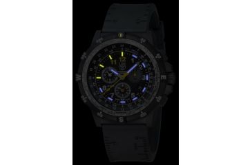 Image of LUMINOX Recon Leader Chronograph Watch, Black/White/Yellow, 46mm A.8841.KM