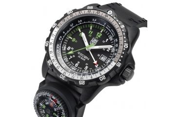 Image of LUMINOX Recon Nav SPC Land Watch, Black/White/Green, 46mm A.8831.KM
