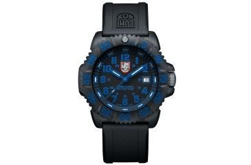 Image of Luminox Spec Ops Challenge 3050 Series Watch with Black Webbing Strap,Navy/Gray, 44 mm 3053.SOC.SET