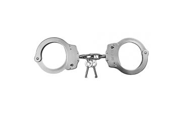 Image of Mace Mts Nickel Plated Chain Link Handcuff - 10004