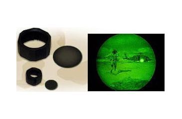 Image of Mag 108-000-613 Mag-Lite C-Cell / D-Cell Flashlight IR Lens Cover with Holder