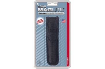 Image of Mag AM2A426 Mini MagLite AA Flashlight Deluxe Ballistic Nylon Black Holster