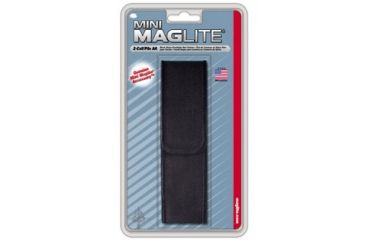 Image of Maglite Full Flap Nylon Belt Holster - Black AP2X136