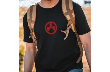 Image of Magpul Industries Icon Logo CVC T-Shirt, Black, 2XL, MAG1115-001-2XL