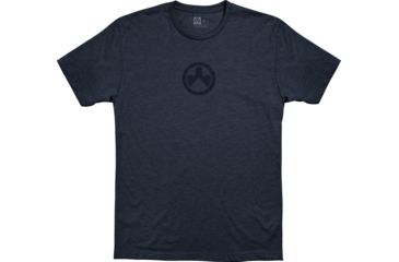 Image of Magpul Industries Icon Logo CVC T-Shirt, Navy Heather, Large, MAG1115-411-L