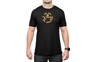 Image of Magpul Industries Raider Camo Icon CVC Graphic T-Shirts - Men's, Black Cotton/Polyester Short Sleeve, 3XL, MAG1527-001-3XL