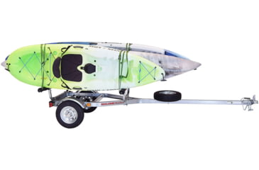 Image of Malone Auto Racks MicroSport 4 Kayak Trailer Package, 2 Sets Stackers, 4 Sets Rack Pads, Spare Tire, MPG461SRP