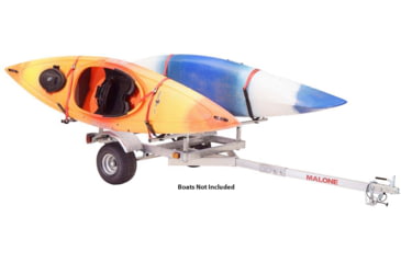 Image of Malone Auto Racks XtraLight LowMax 2 Kayak Trailer Package, 2 J-Racks, MPG596XJ2