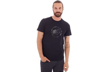 Image of Mammut Logo T-Shirt - Mens, Black Prt1, 3XL, 1017-07292-00253-118