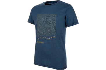 Image of Mammut Sloper T-Shirt - Mens, Poseidon Melange Prt1, 2XL, 1017-00990-50170-117