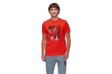 Image of Mammut Trovat T-Shirt - Mens, Mammut Red, M, 1017-06470-3778-114