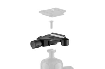 Image of Manfrotto Top Lock QR Travel Adaptor, Black, Small, MSQ6T