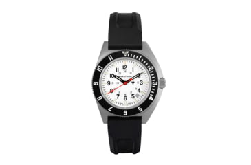 Image of Marathon Arctic Steel Navigator W/Date Ssnav-D 3-Piece Rubber Strap Kit, White, 41mm, WW194013SS-0530