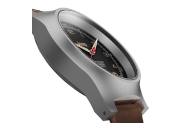 Image of Marathon JEEP SSGPQ on Leather Watch, Black, 41mm, WW194034SS-4001
