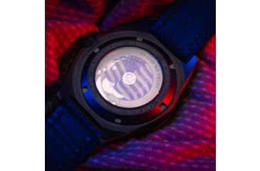 Image of Marathon Limited 250 Edition SSNAV-D Auto Unisex Watch, 41mm Case Diameter, Leather, Black, WW194030AN-US250 