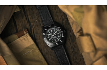 Image of Marathon Limited 250 Edition SSNAV-D Auto Unisex Watch, 41mm Case Diameter, Leather, Black, WW194030AN-US250 