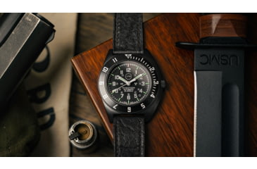 Image of Marathon Limited 250 Edition SSNAV-D Auto Unisex Watch, 41mm Case Diameter, Leather, Black, WW194030AN-US250 