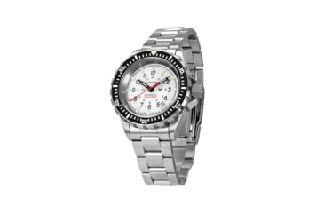 Image of Marathon Arctic Edition Large Divers Automatic Watches, NGM, Canadian Logo Bracelet, White Dial, 41mm Diameter / 14mm Thickness, WW194006-00-01-3-001-0003