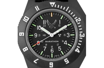 Image of Marathon USAF Pilots Navigator Watch, Black, NSN 6645-01-694-7149, WW194001BK-1003