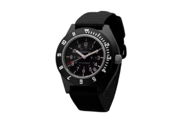Image of Marathon Pilots Navigator Wristwatch w/Date and Tritium, Black, NSN 6645-01-544-9475, WW194013BK-0001